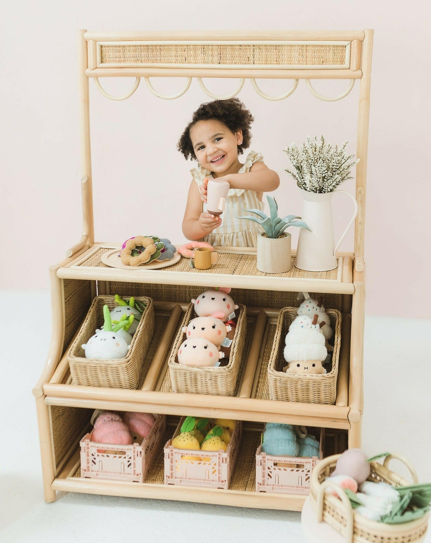 Little Rattan Shop Stall Ellie & Becks Co.