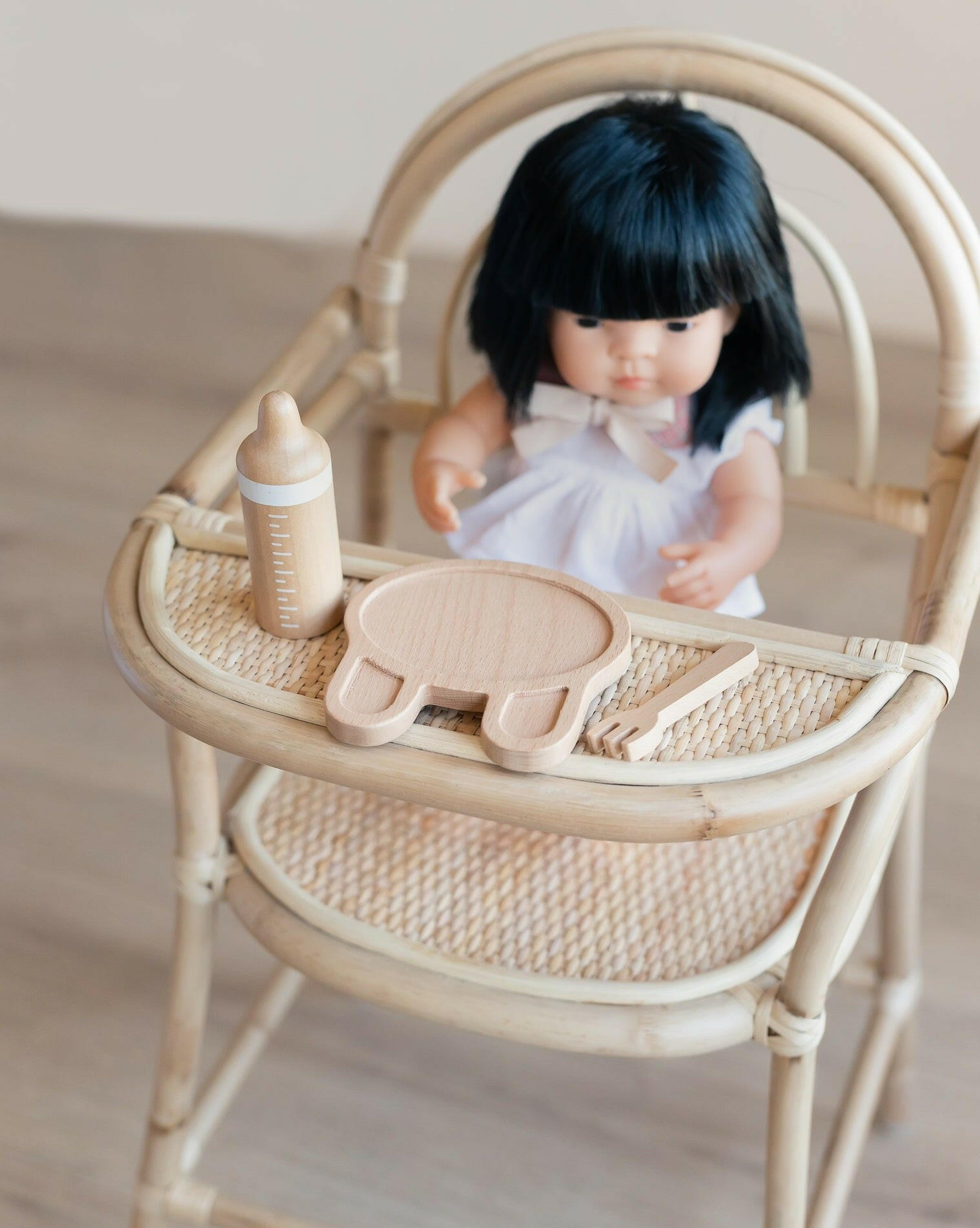 Beckett Doll Highchair Doll Furniture Ellie & Becks Co.