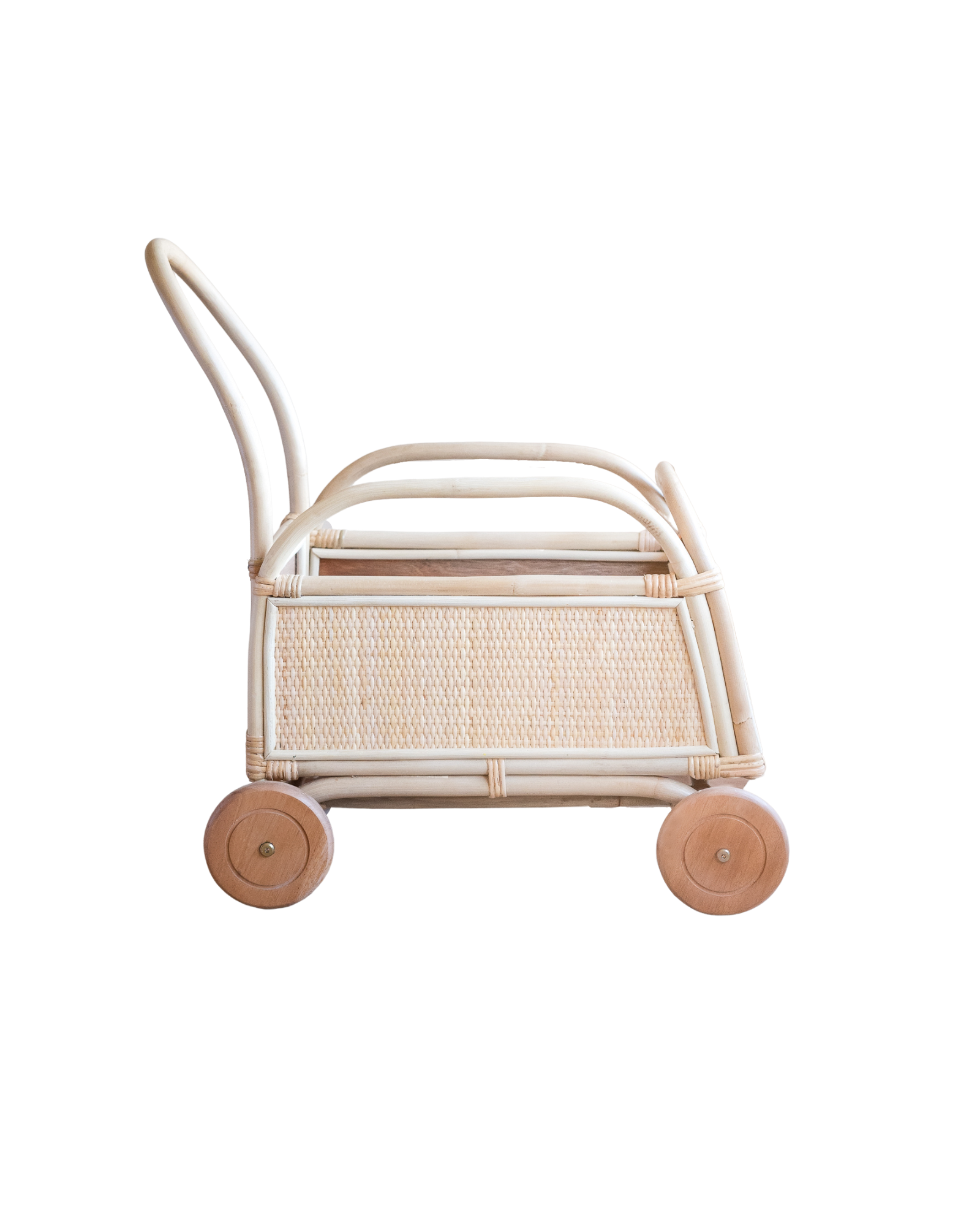 Ollie Rattan Push Car Doll Furniture Ellie & Becks Co.