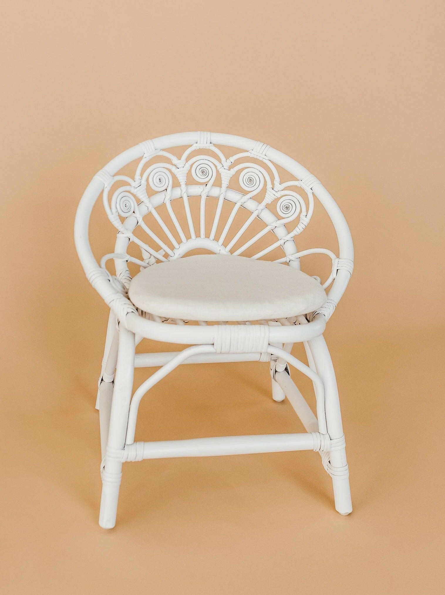 Dahlia Rattan Kids Chair Furniture Ellie & Becks Co.