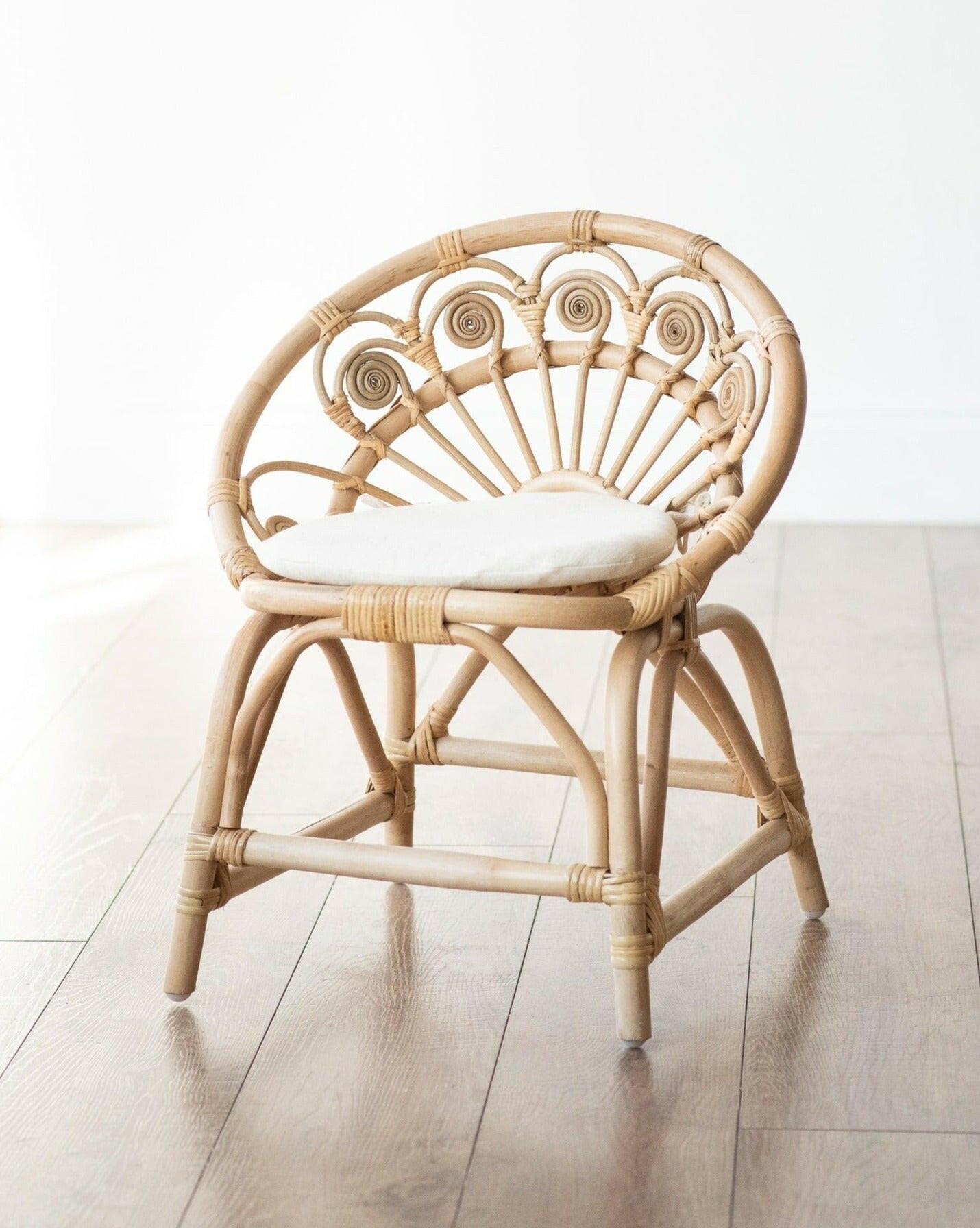 Dahlia Rattan Kids Chair Furniture Ellie & Becks Co.