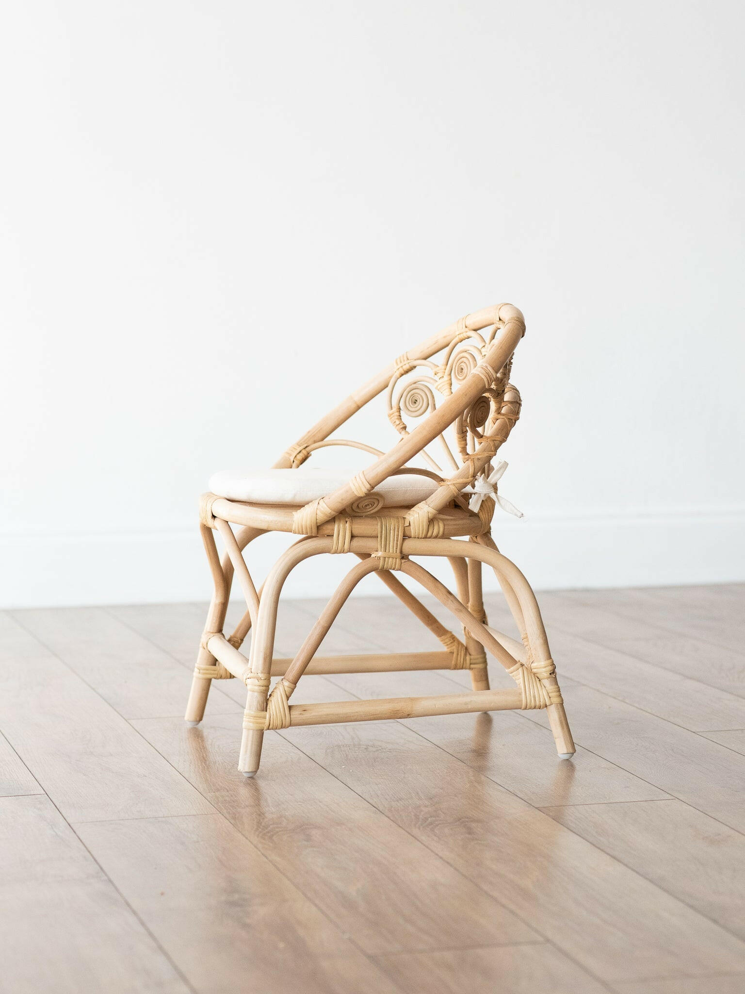 Dahlia Rattan Kids Chair Furniture Ellie & Becks Co.