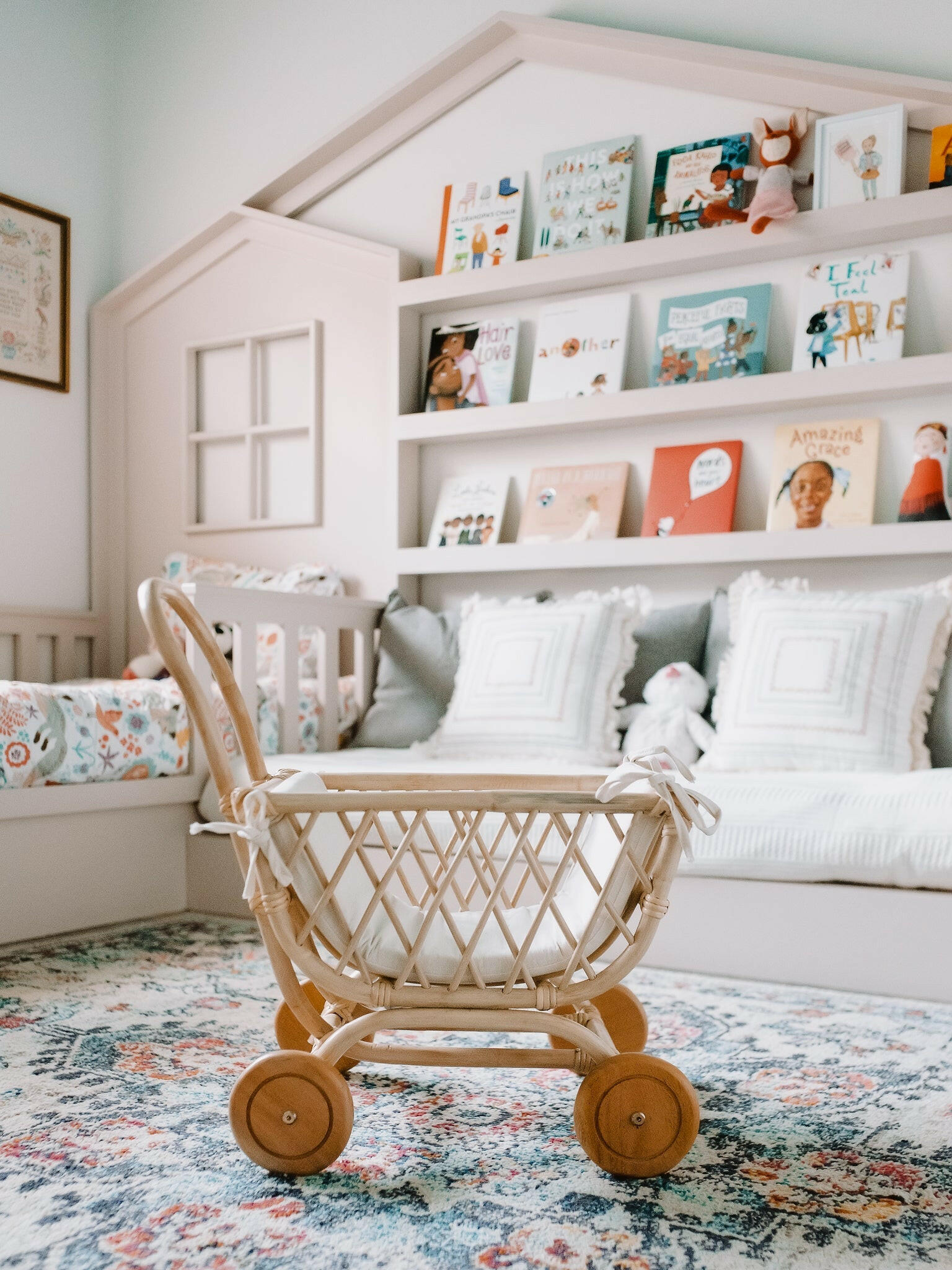 Clara Cart Natural Doll Furniture Ellie & Becks Co.
