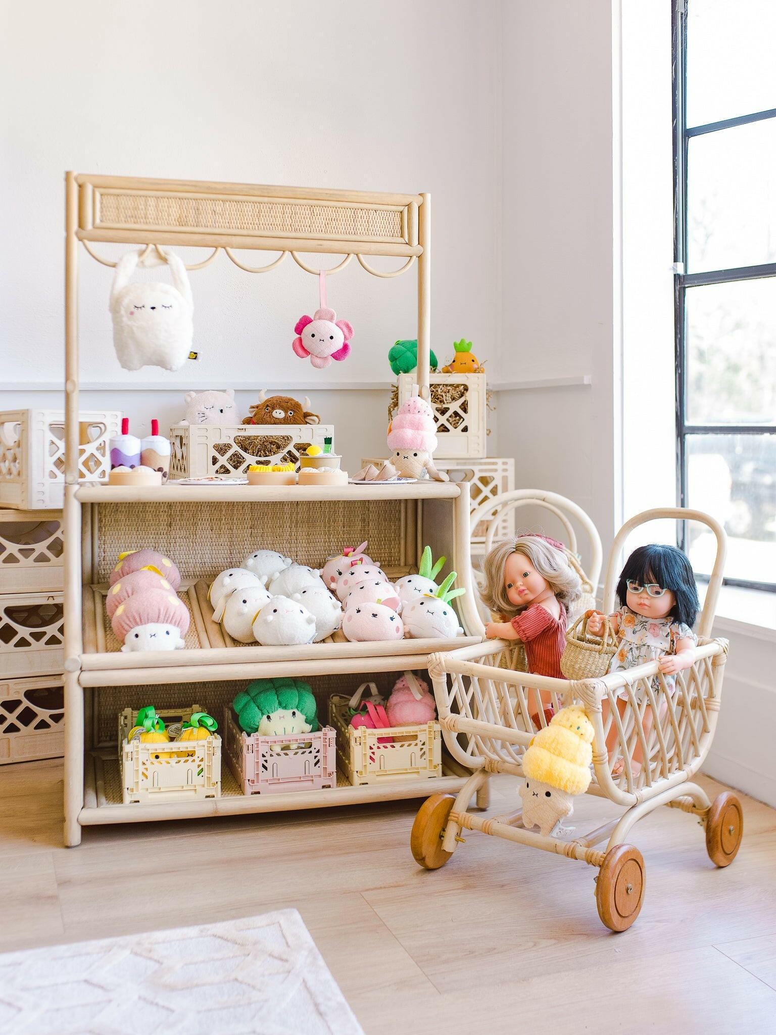 Little Rattan Shop Stall Ellie & Becks Co.
