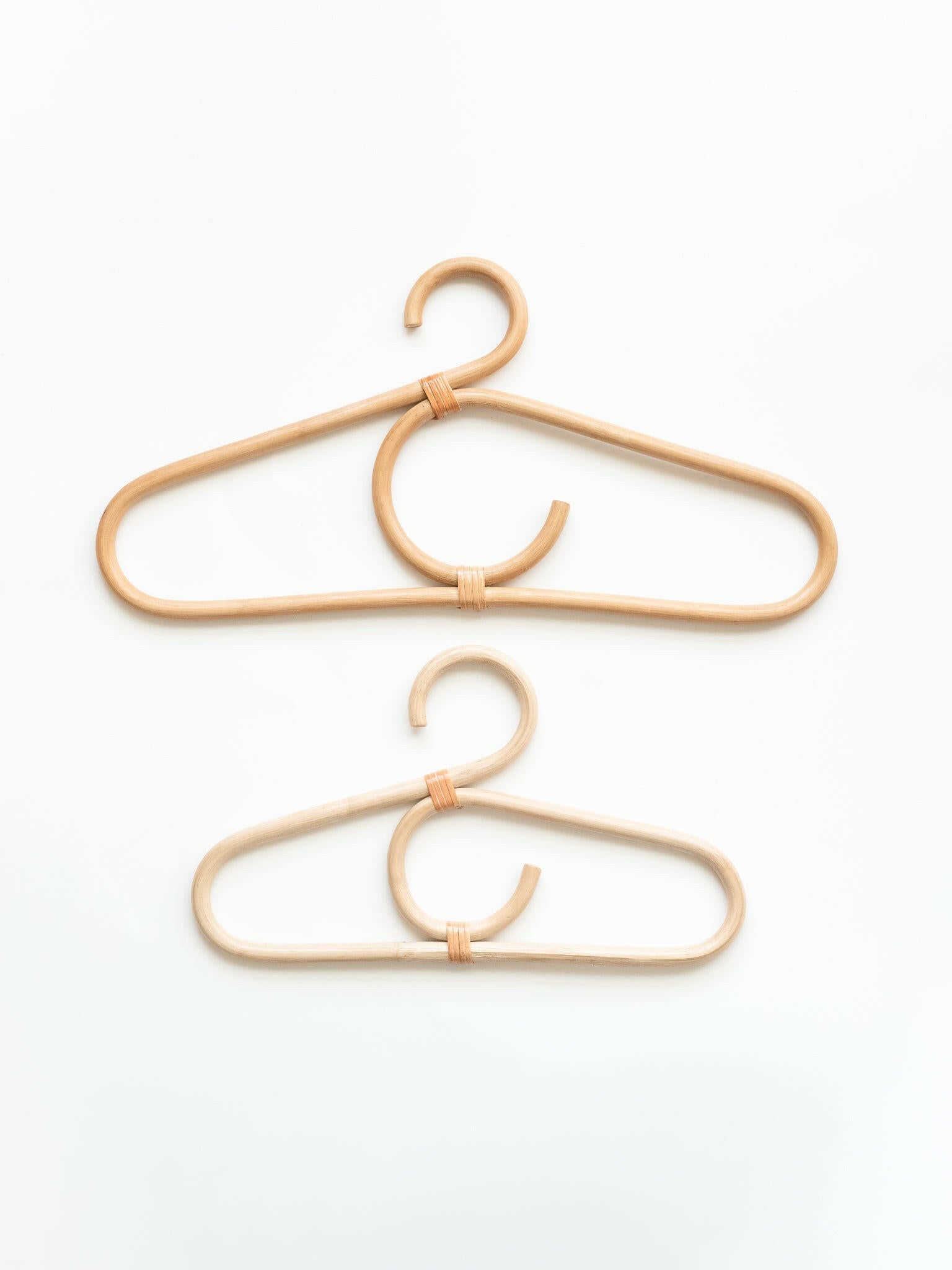 Rattan Full Sized Hangers Organization Ellie & Becks Co.