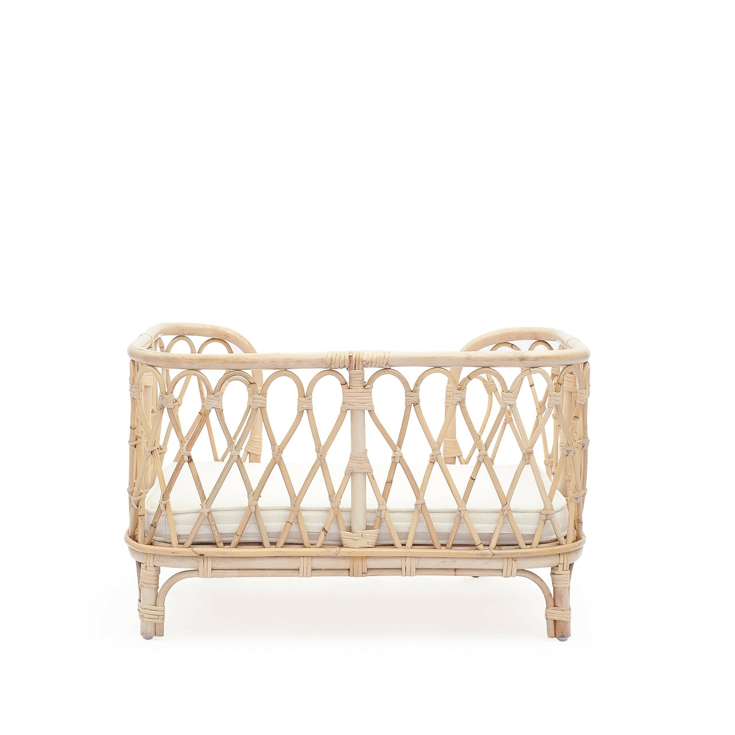Everett Rattan Pet Bed Furniture Ellie & Becks Co.