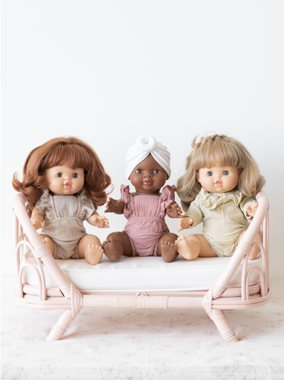 Quinn Doll Daybed - Pink Doll Furniture Ellie & Becks Co.