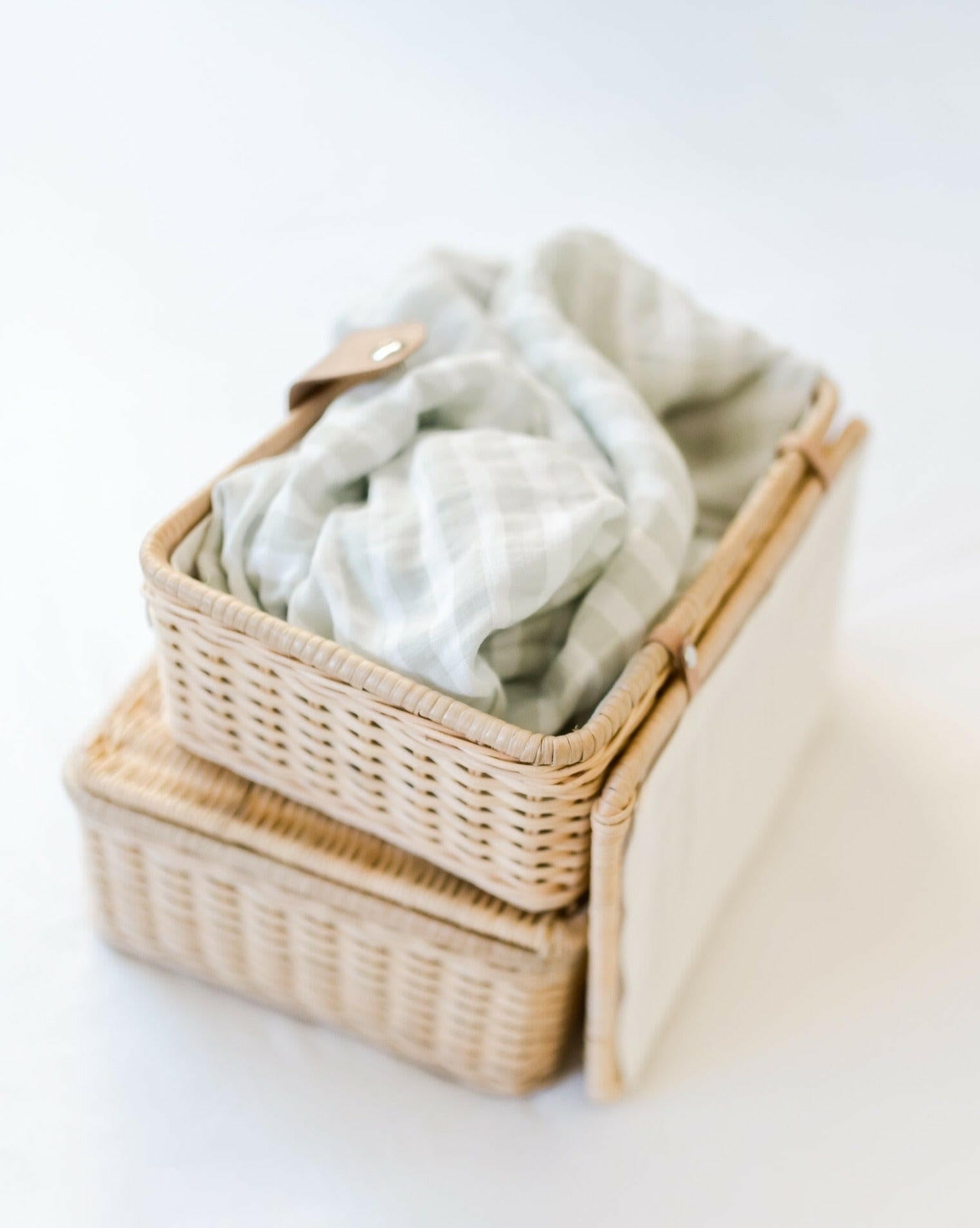 Wicker Suitcases Organization Ellie & Becks Co.