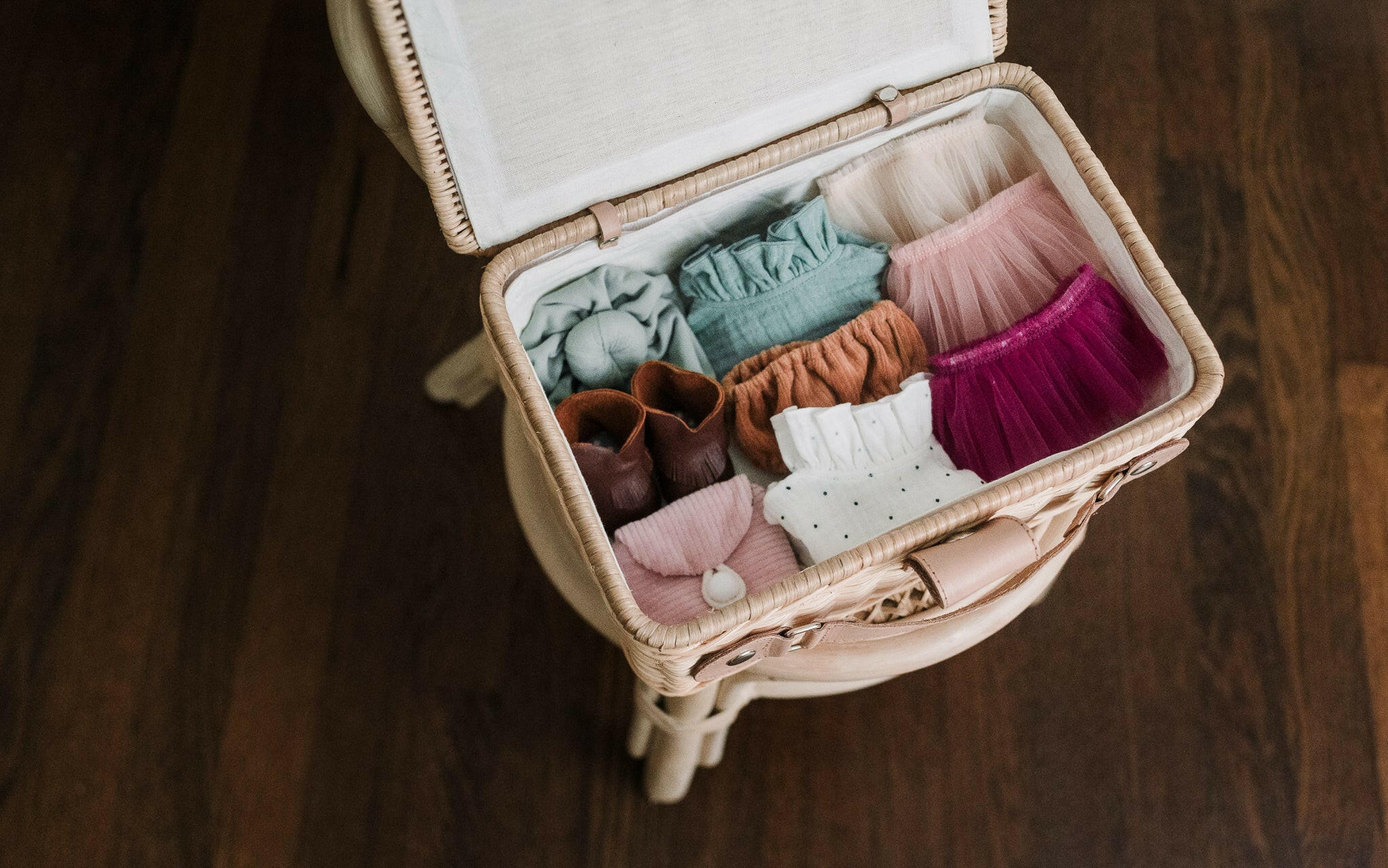 Wicker Suitcases Organization Ellie & Becks Co.