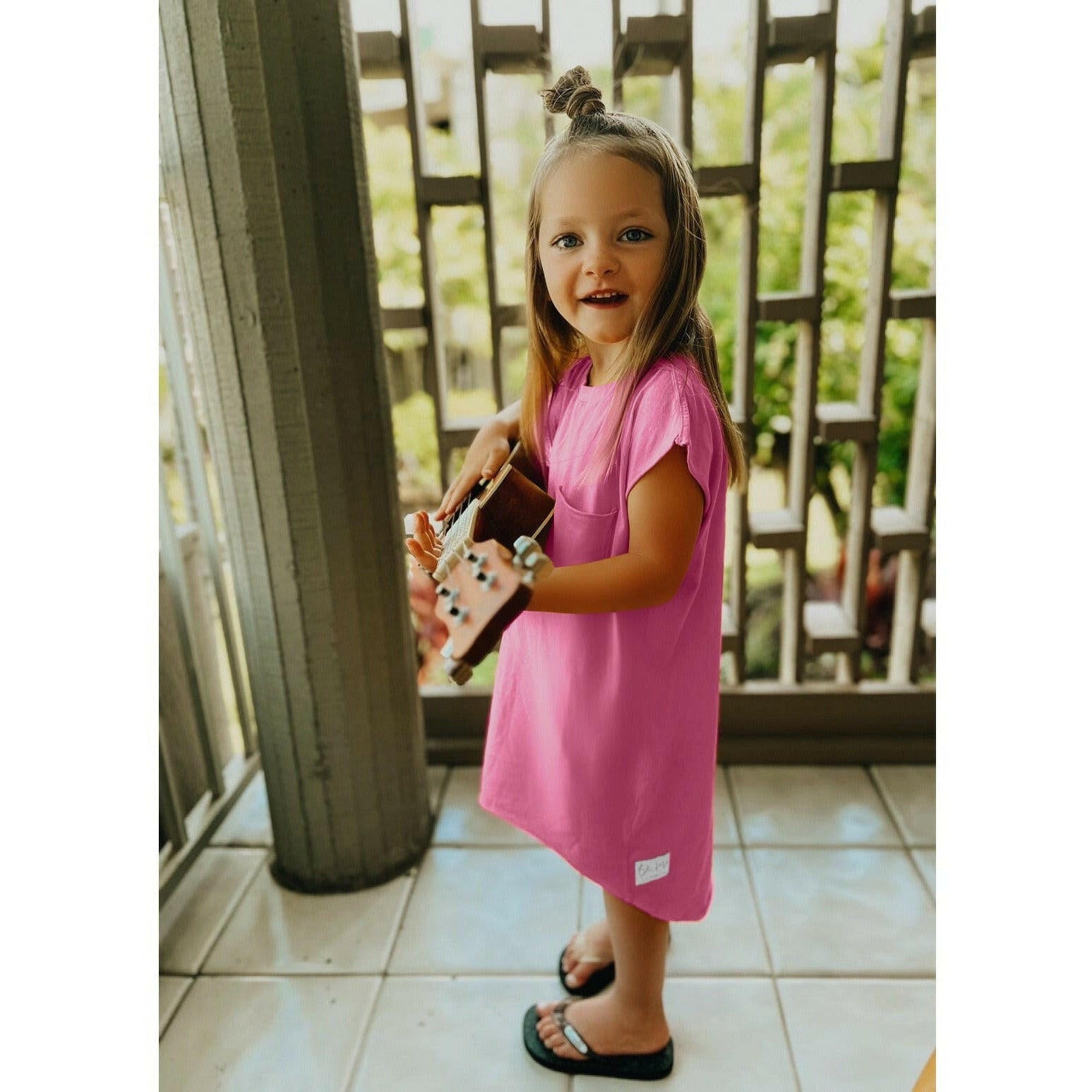 Maya Tee Dress Dresses Be Mi Los Angeles 2-3 Bubble Gum