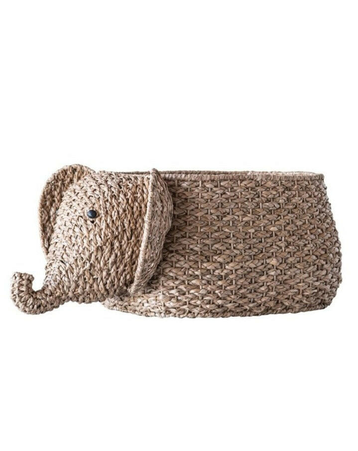 Preorder- Bankuan Elephant Shaped Basket Nursery Decor Bloomingville Mini