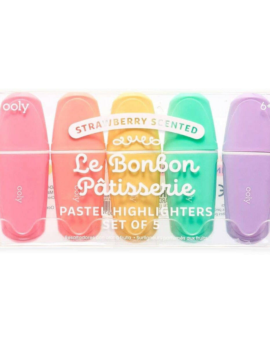 Le BonBon Patisserie Scented Pastel Highlighters Art Supplies OOLY - Art & School Supplies