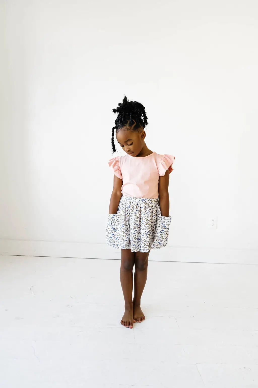 Pocket Skirt in Bird Song Dresses Ollie Jay
