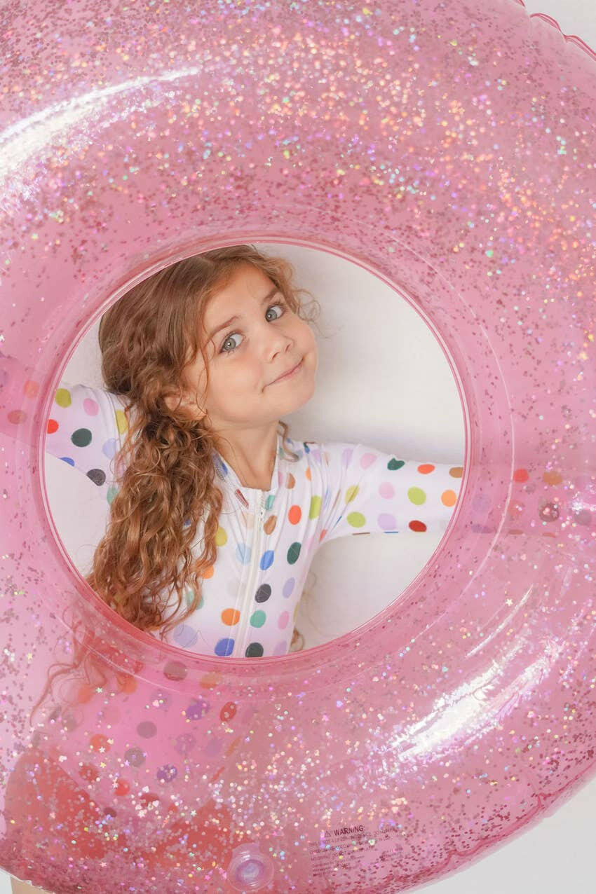 Lyanna Swim in Bold Dots Ollie Jay