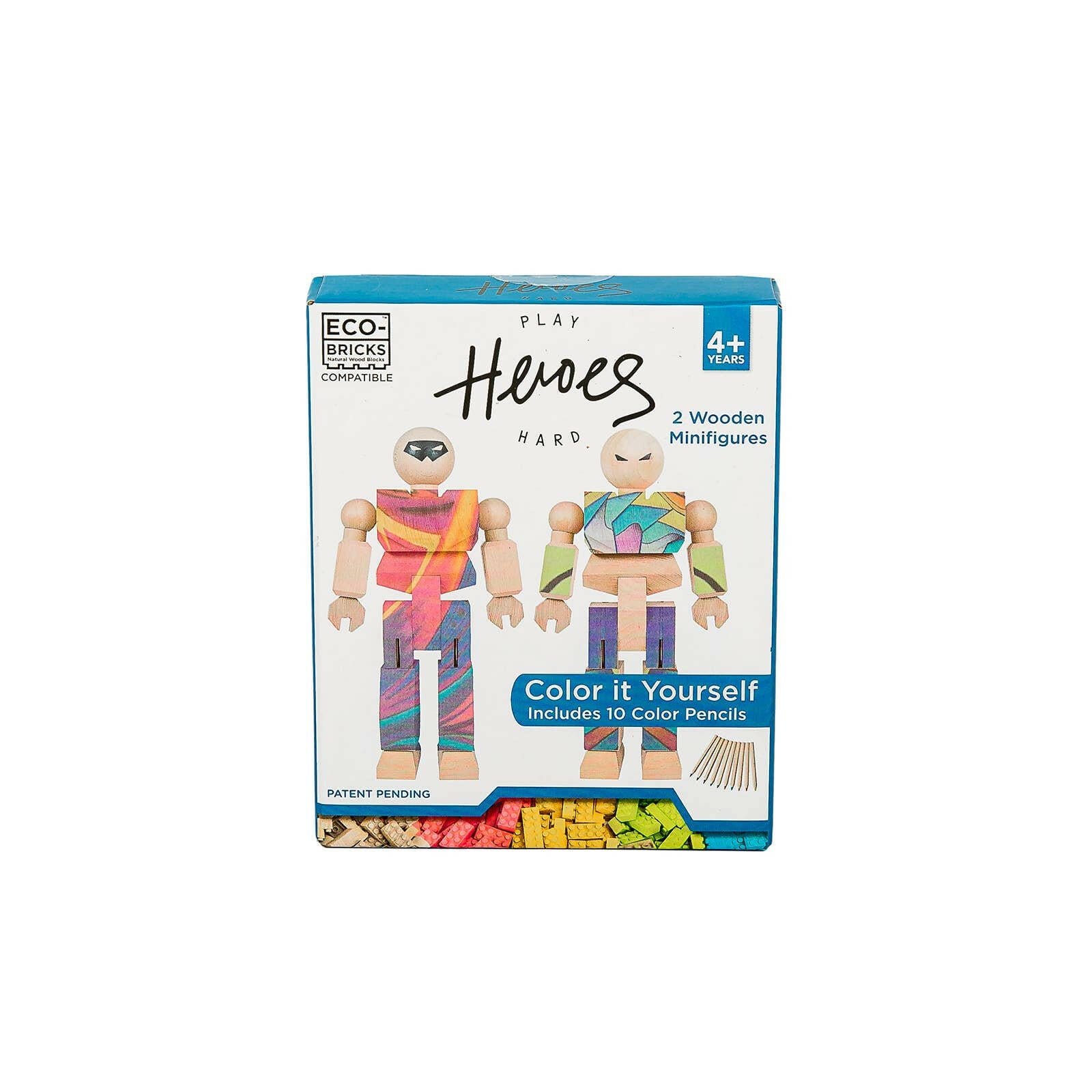 Playhard Heroes DIY 2pk Mini-Figures Blocks Once Kids