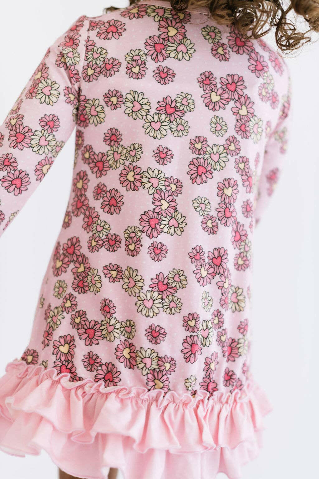 Ruffled Lounge in Wild Daisy Heart Ollie Jay