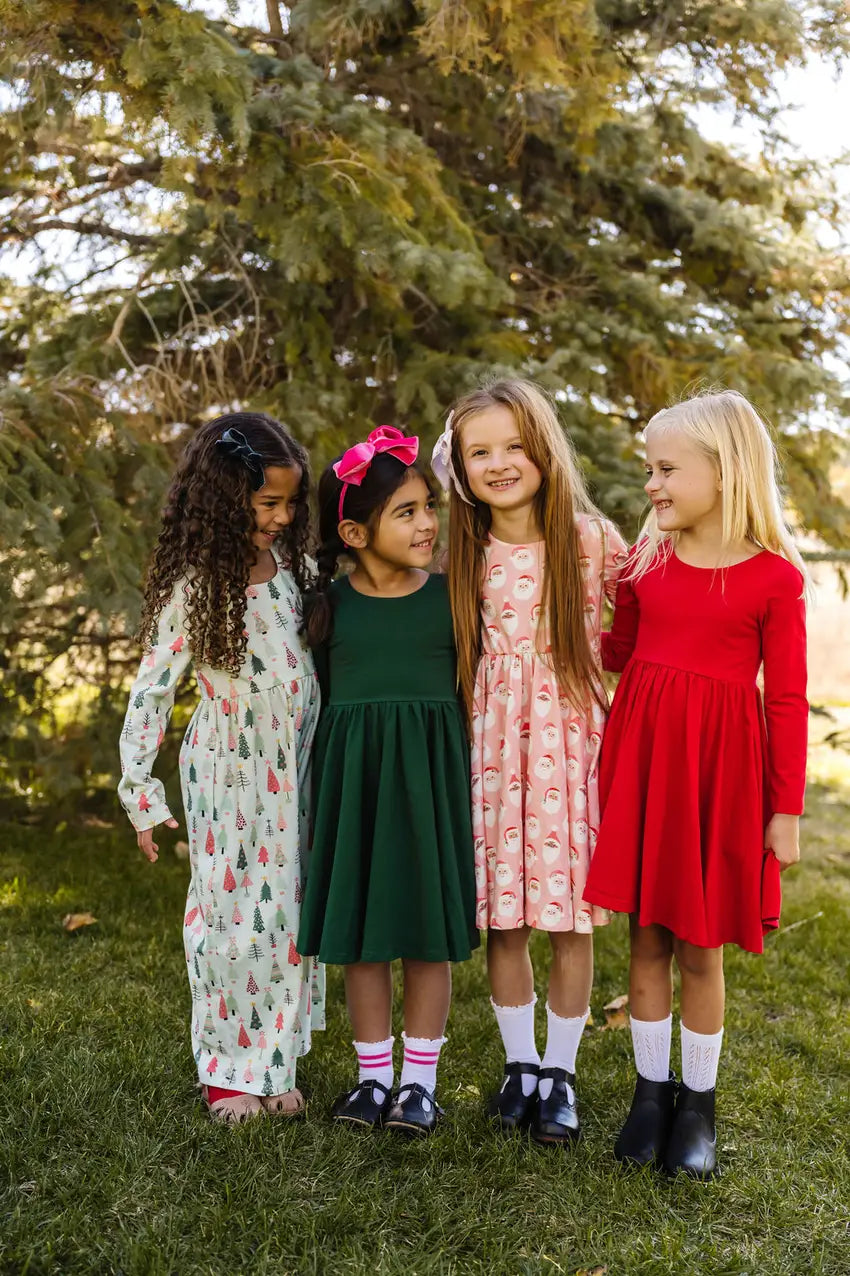 Gwendolyn Dress in Evergreen Ollie Jay