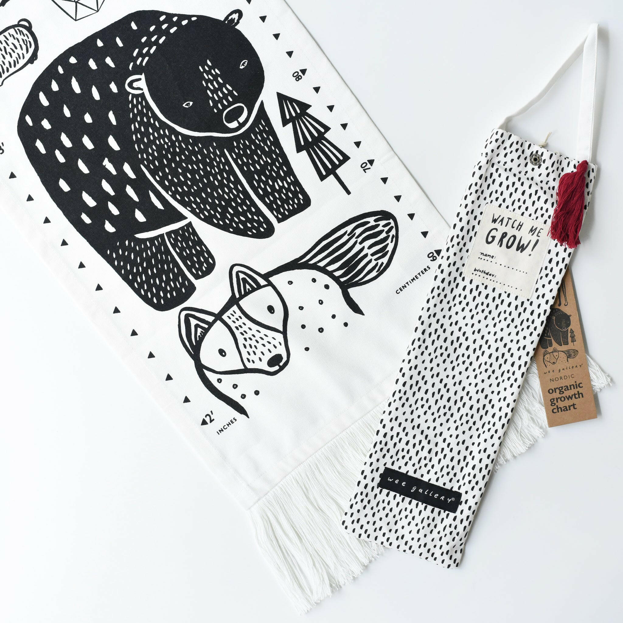 Canvas Growth Chart - Nordic Decor Wee Gallery