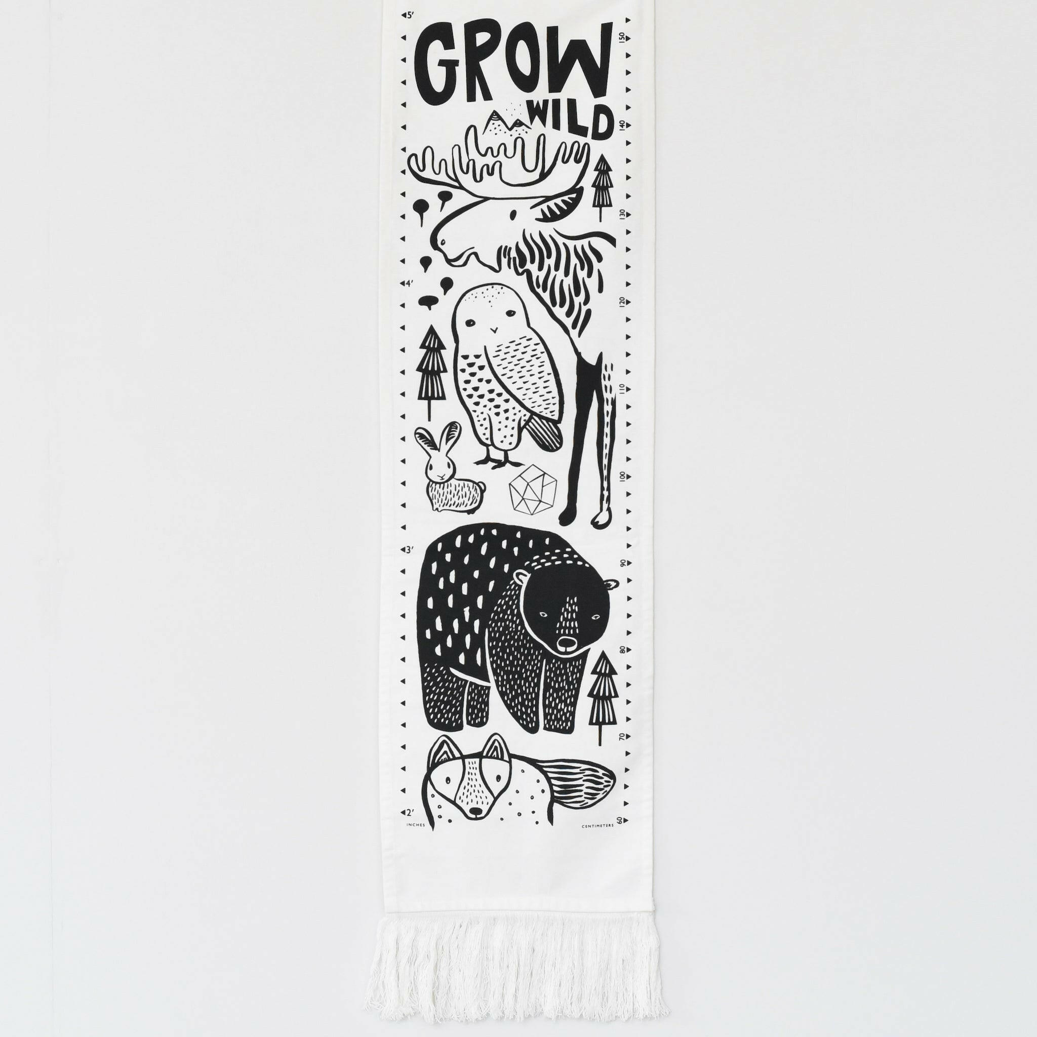 Canvas Growth Chart - Nordic Decor Wee Gallery