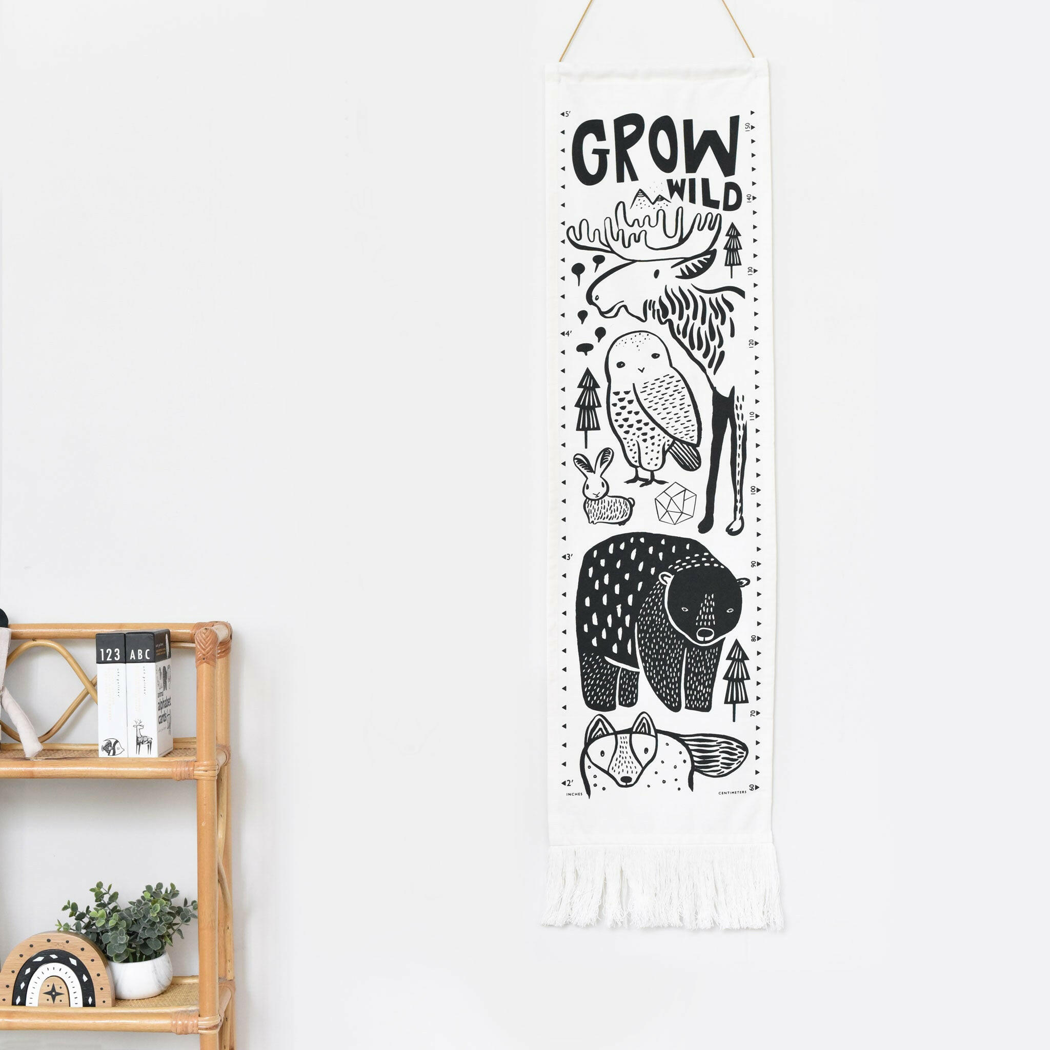 Canvas Growth Chart - Nordic Decor Wee Gallery