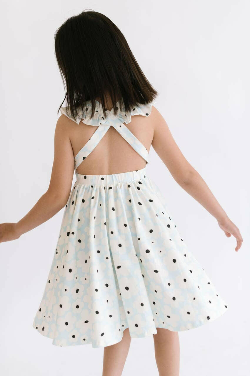 Rosita Dress in Big Blooms Ollie Jay