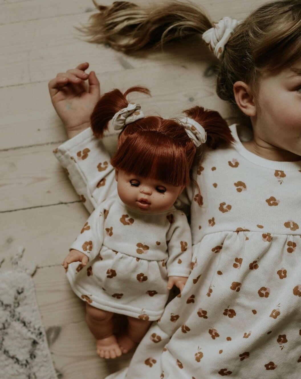 Minikane Doll & Me Outfits - Faustine Cotton Holly Dress Doll Clothing Minikane
