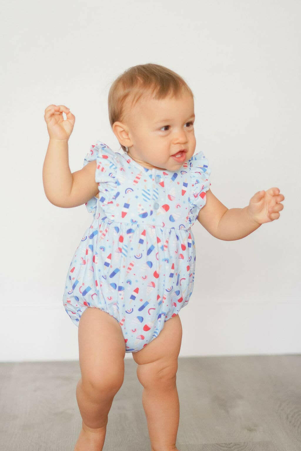 Betsy Romper in Sweet Freedom romper Ollie Jay
