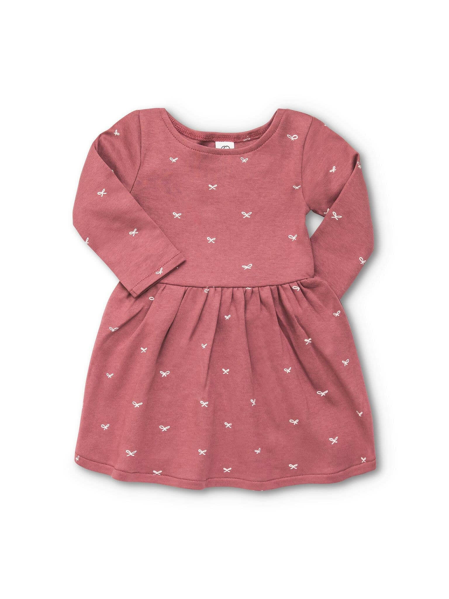 Stella Swing Dress Organic Cotton - Bow Baby Clothing Colored Organics