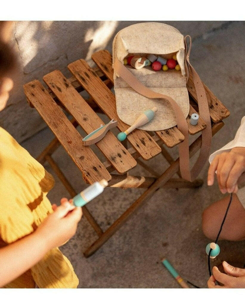 Fishing Bag Wooden Toys Eperfa
