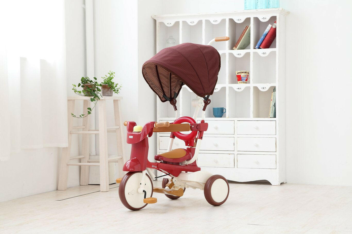 Foldable Tricycle With Canopy 3-In-1 Bikes iimo USA store