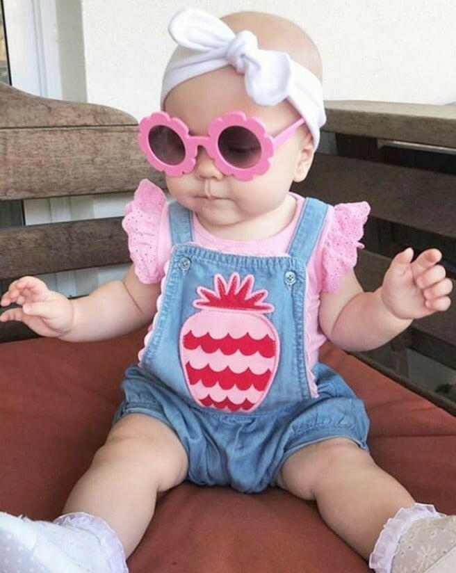 Flower Sunnies - Pink Sunglasses Miss Mimi by MKS Miminoo