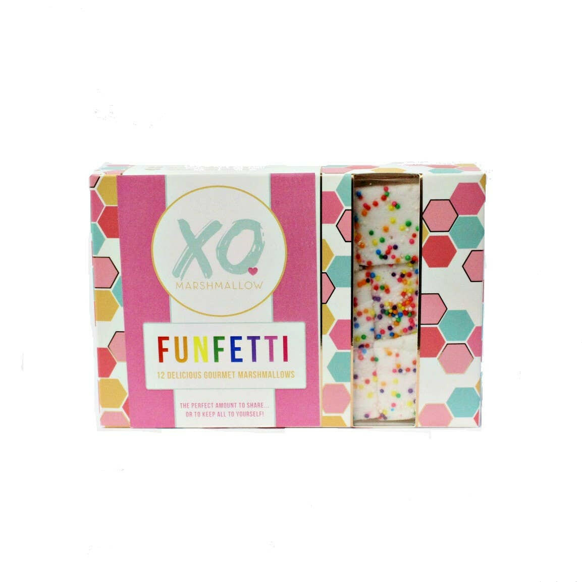 Funfetti Marshmallows Valentines XO Marshmallow