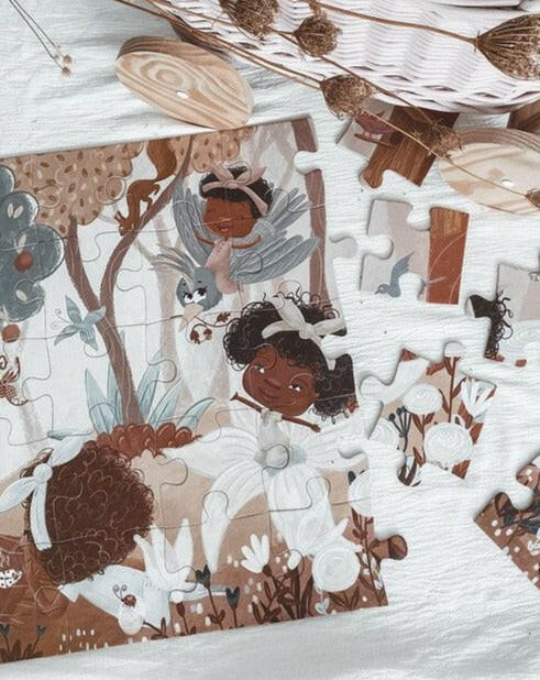 Woodland forest giant floor puzzle