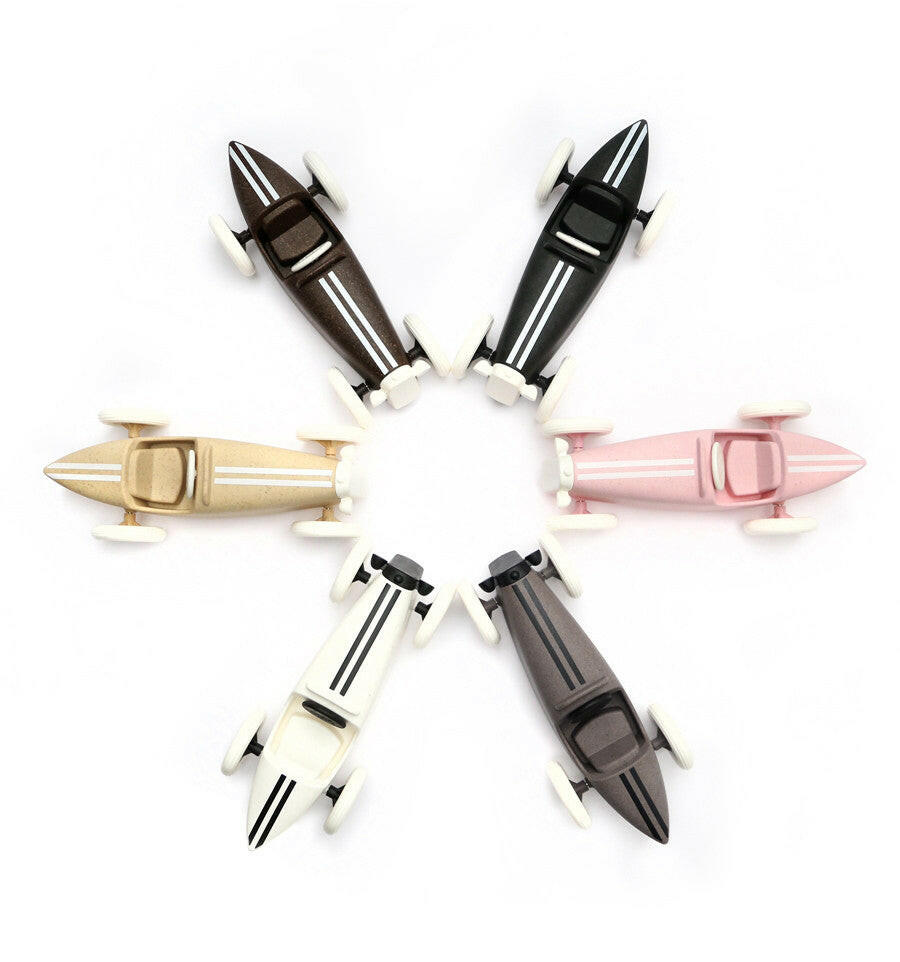 Ooh Noo Grand Prix Racing Car - Pale Pink Kids Toys Ooh Noo