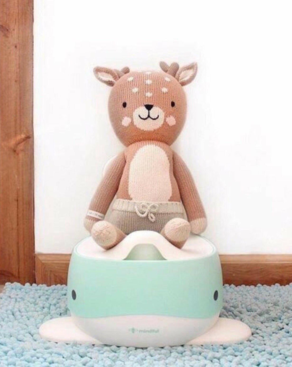 Moby Whale Potty Trainer - Mint Training Potties Be Mindful