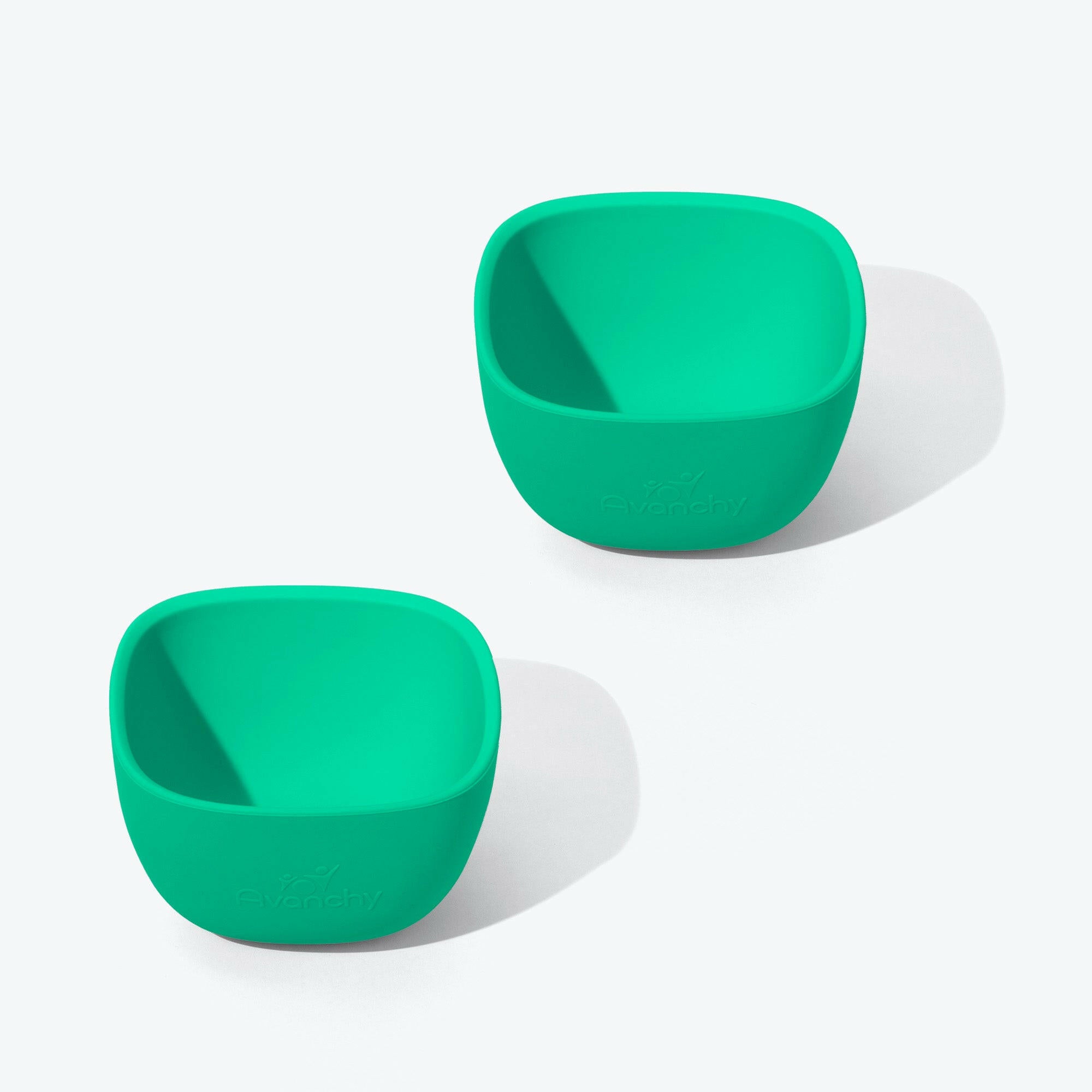 Avanchy La Petite Silicone Mini Bowl Infant Feeding Avanchy Sustainable Baby Dishware 2 Petite Bowls Green