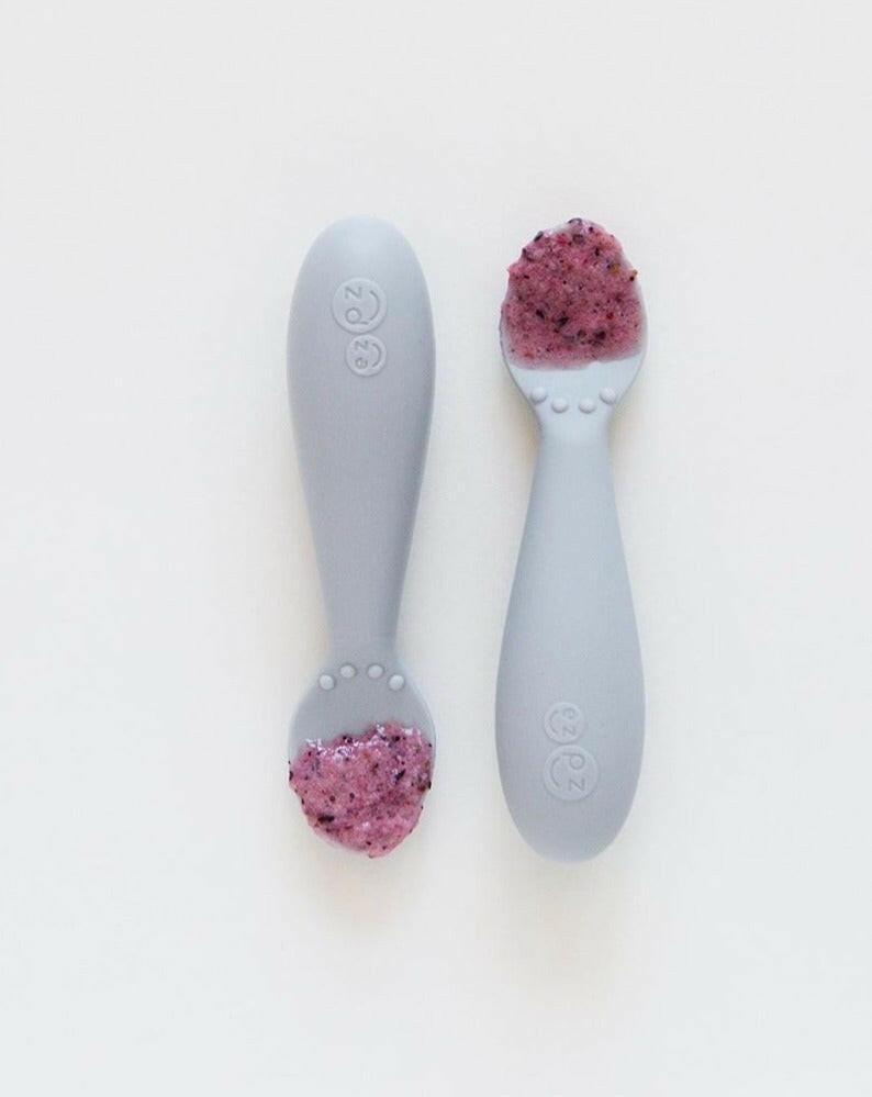 Tiny Spoon (2-pack) - Pewter Feeding Ezpz