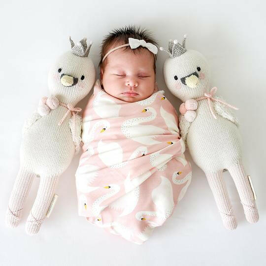 Harlow the Swan Stuffies Cuddle + Kind