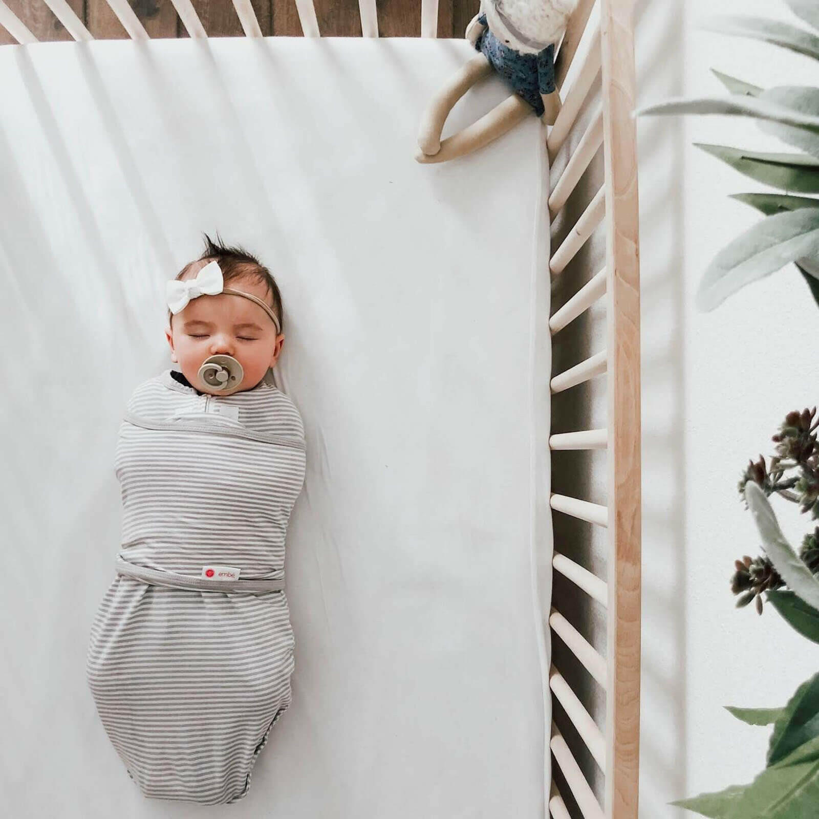 2-Stage Swaddle and Binnie® Bundle 100% Cotton Jersey embé®