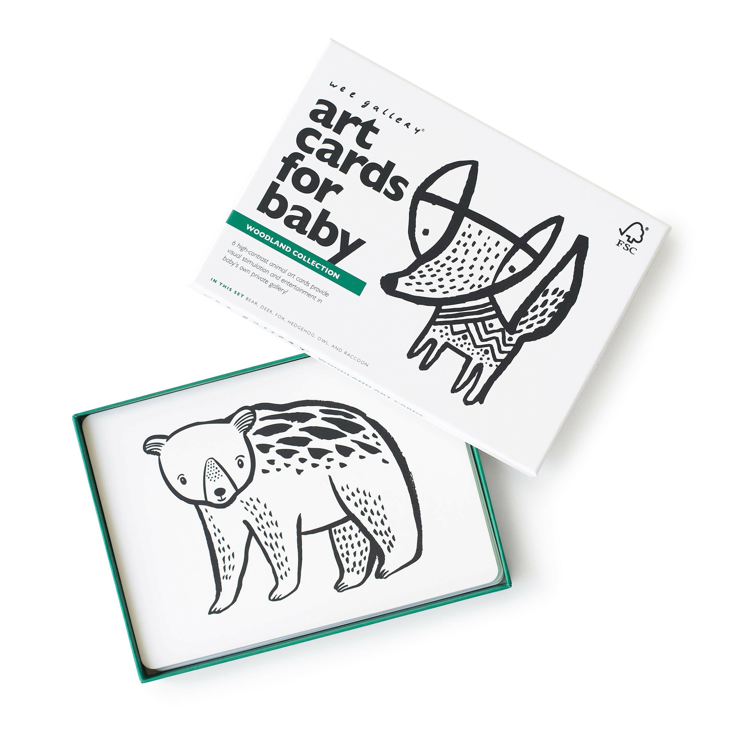 Art Cards for Baby - Woodland Collection Art Cards Wee Gallery