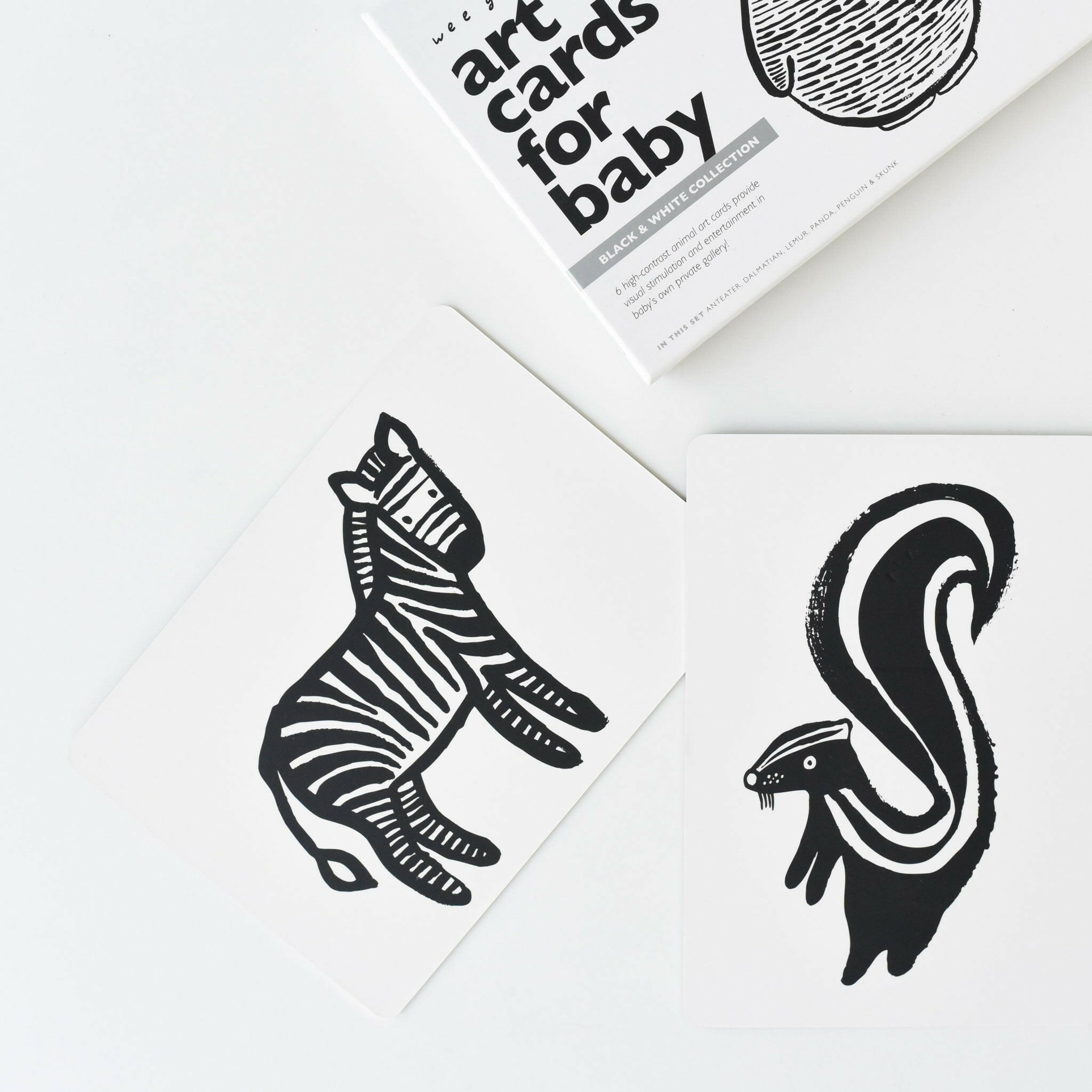 Art Cards for Baby - Black and White Collection Art Cards Wee Gallery