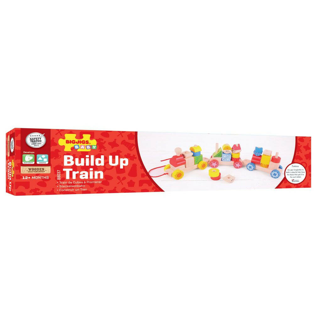 Build Up Train by Bigjigs Toys US Bigjigs Toys US