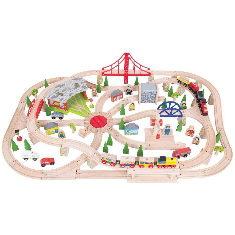 Freight Train Set by Bigjigs Toys US  Bigjigs Toys US