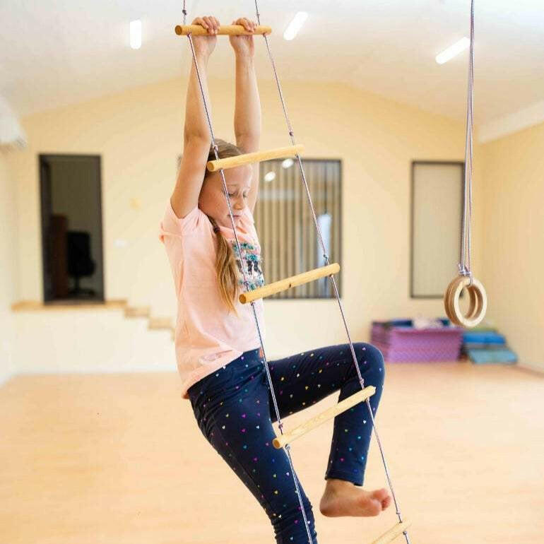 Climbing rope ladder for kids 3-9 y.o. Single Swing Goodevas