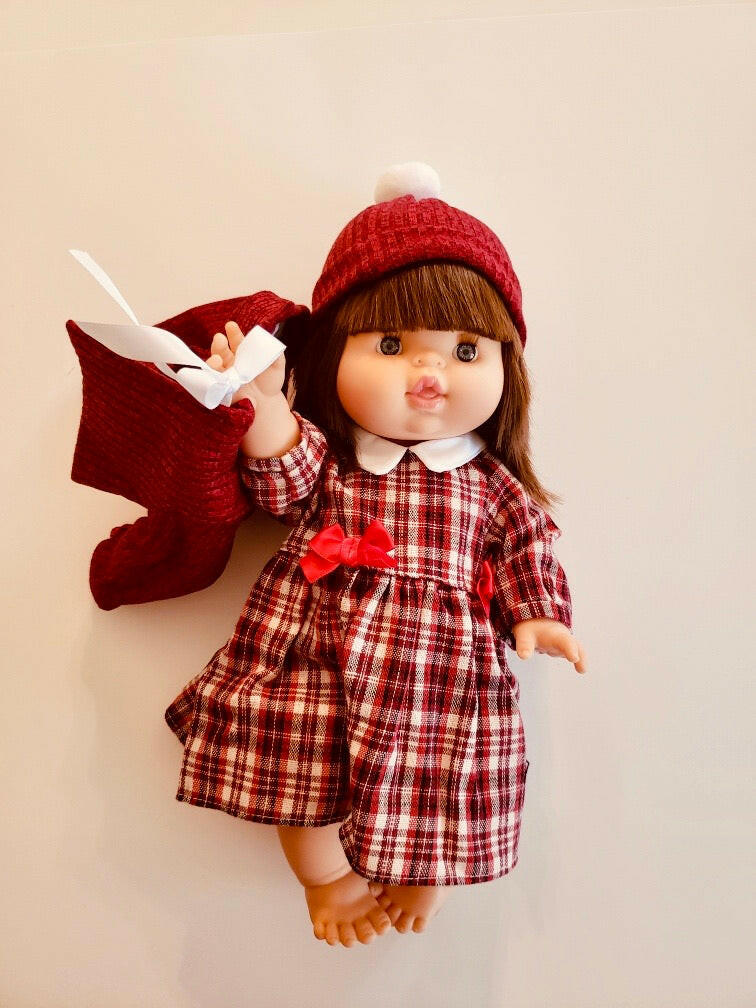 Baby Doll Cold Weather Dress set 15" Doll Clothing Miniland