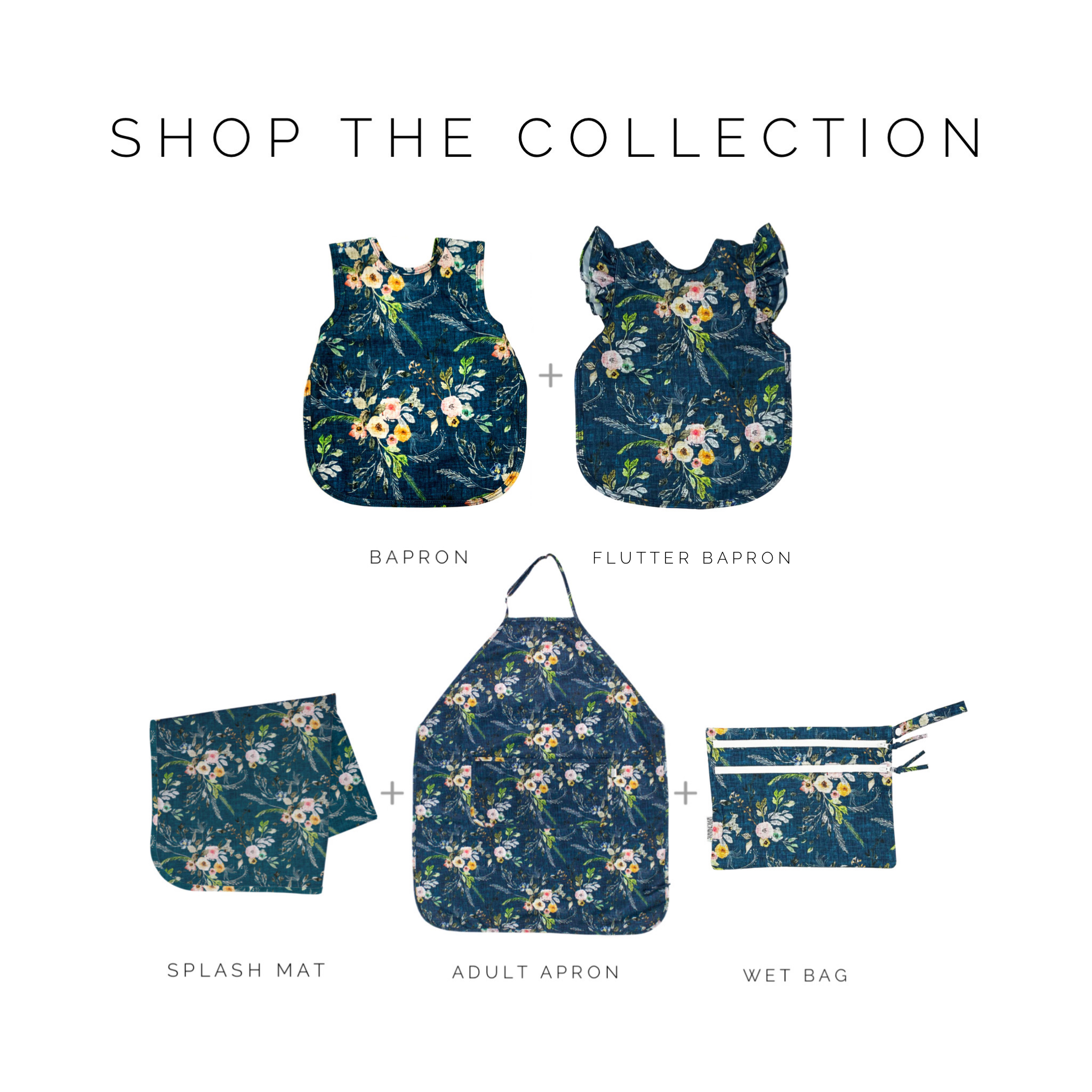 Boho Floral Flutter Bapron BapronBaby