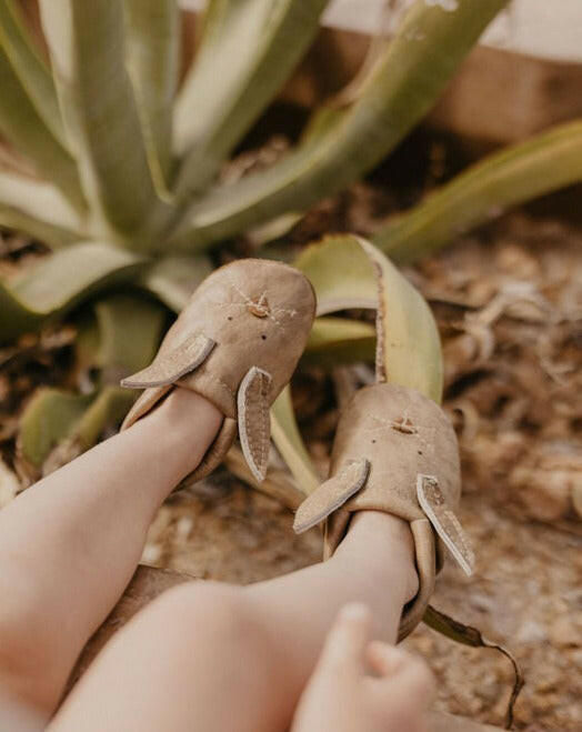 Dune Bunnies // Cute Critters Leather Shoes Baby and Toddler Bunny Baby Shoes Starry Knight Design