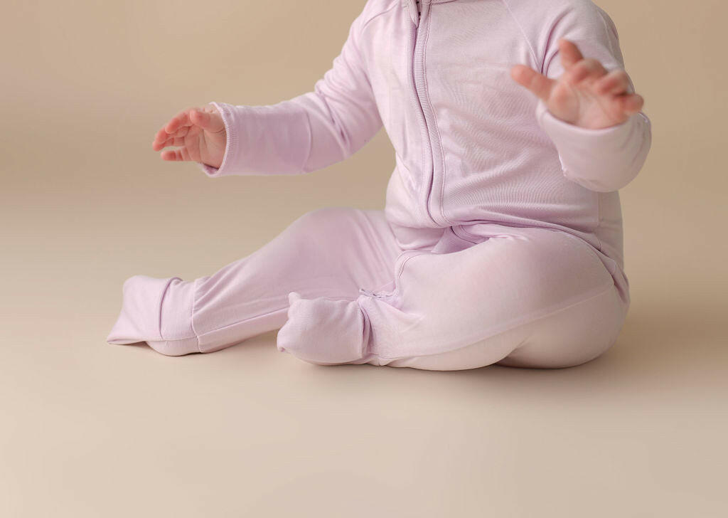 Light Purple Zipper Romper Baby & Toddler In my Jammers
