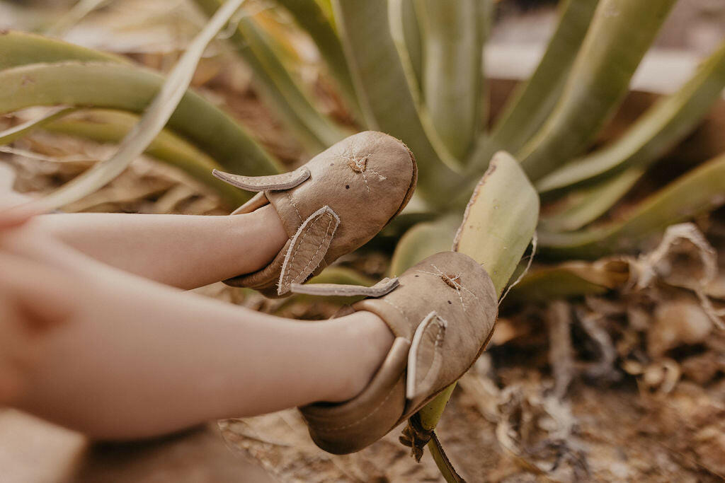 Dune Bunnies // Cute Critters Leather Shoes Baby and Toddler Bunny Baby Shoes Starry Knight Design