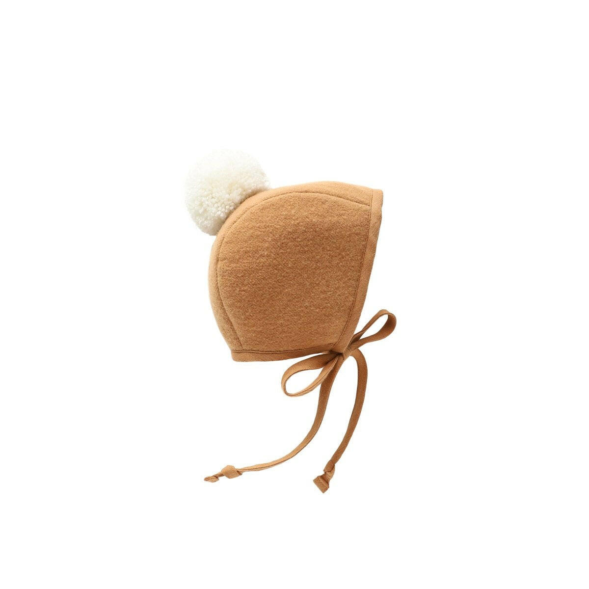 Saddle Pom Briar Baby Wool Bonnet Bonnets Briar Baby
